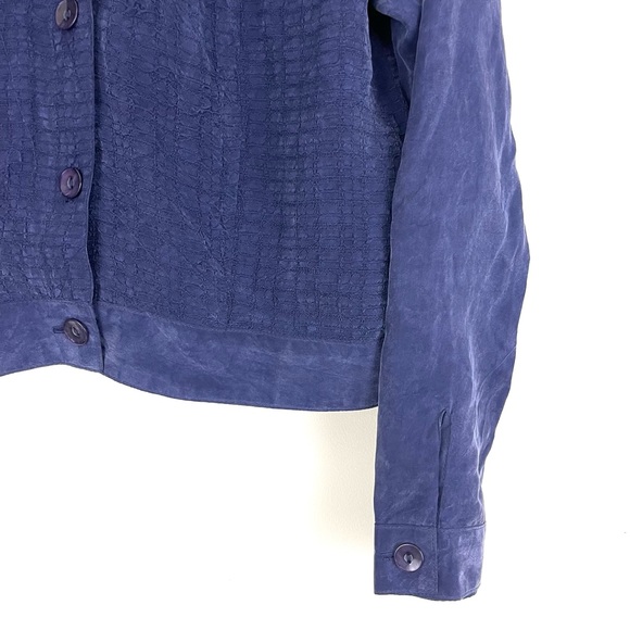 Vintage Rabbit Rabbit Rabbit Design Button Front Blouse Shirt Jacket - Picture 2 of 6